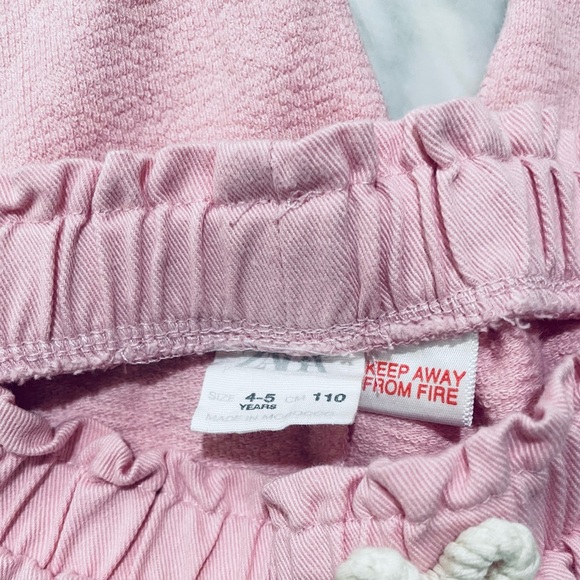 Zara kids pink pants size 4-5 - Picture 3 of 3